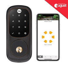 Load image into Gallery viewer, Yale Assure Lock Touchscreen, Connected by August - Oil Rubbed Bronze