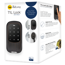 Load image into Gallery viewer, Yale T1L Lock Keypad Deadbolt with Z-Wave in Oil Rubbed Bronze (YRD120)