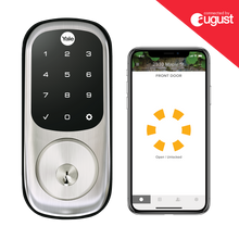 Load image into Gallery viewer, Yale Assure Lock Touchscreen, Connected by August - Satin Nickel