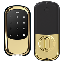 Load image into Gallery viewer, Yale T1L Lock Keypad Deadbolt in Polished Brass  (YRD120)