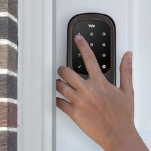 Load image into Gallery viewer, Yale T1L Lock Keypad Deadbolt in Oil Rubbed Bronze (YRD120)