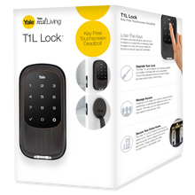Load image into Gallery viewer, Yale T1L Lock Keypad Deadbolt in Oil Rubbed Bronze (YRD120)