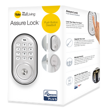 Load image into Gallery viewer, Yale Assure Lock Keypad with Z-Wave in Satin Nickel (YRD216)