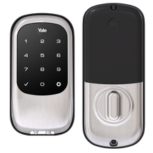 Load image into Gallery viewer, Yale T1L Lock Keypad Deadbolt in Satin Nickel (YRD120)