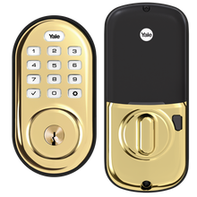 Load image into Gallery viewer, Yale Assure Lock Keypad in Polished Brass (Non-Connected) (YRD216)