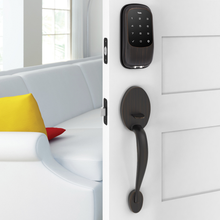 Load image into Gallery viewer, Yale T1L Lock Keypad Deadbolt in Oil Rubbed Bronze (YRD120)