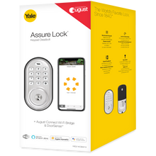 Load image into Gallery viewer, Yale Assure Lock Keypad, Connected by August - Satin Nickel