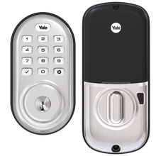 Load image into Gallery viewer, Yale Assure Lock Keypad with Zigbee in Satin Nickel (YRD216)