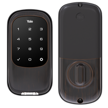 Load image into Gallery viewer, Yale T1L Lock Keypad Deadbolt with Z-Wave in Oil Rubbed Bronze (YRD120)