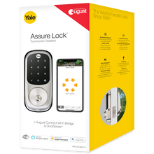 Load image into Gallery viewer, Yale Assure Lock Touchscreen, Connected by August - Satin Nickel