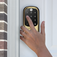 Load image into Gallery viewer, Yale Assure Lock Touchscreen in Polished Brass (Non-Connected) (YRD226)